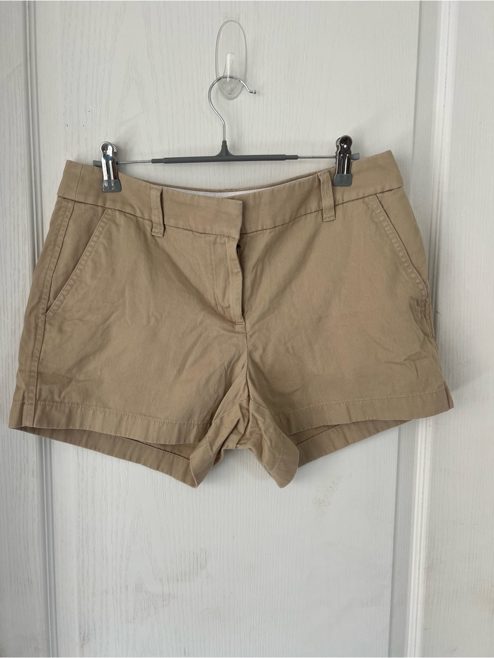 J. Crew Tan Cotton Bermuda Shorts